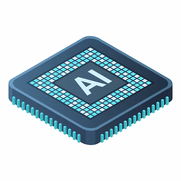 Artificial intelligence chip - Isometric artificial intelligence chip concept artificial ...