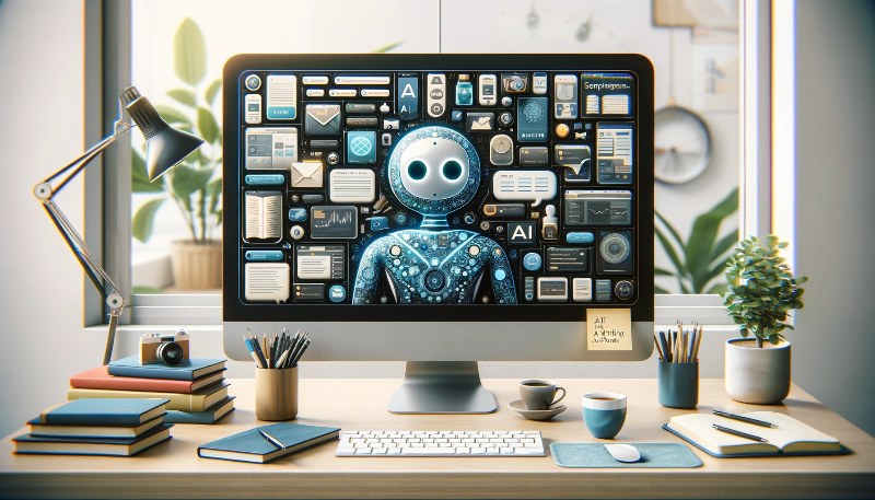 AI writing assistant on computer screen - 24 Best AI Writing Assistants in 2025 (Free and Paid)!