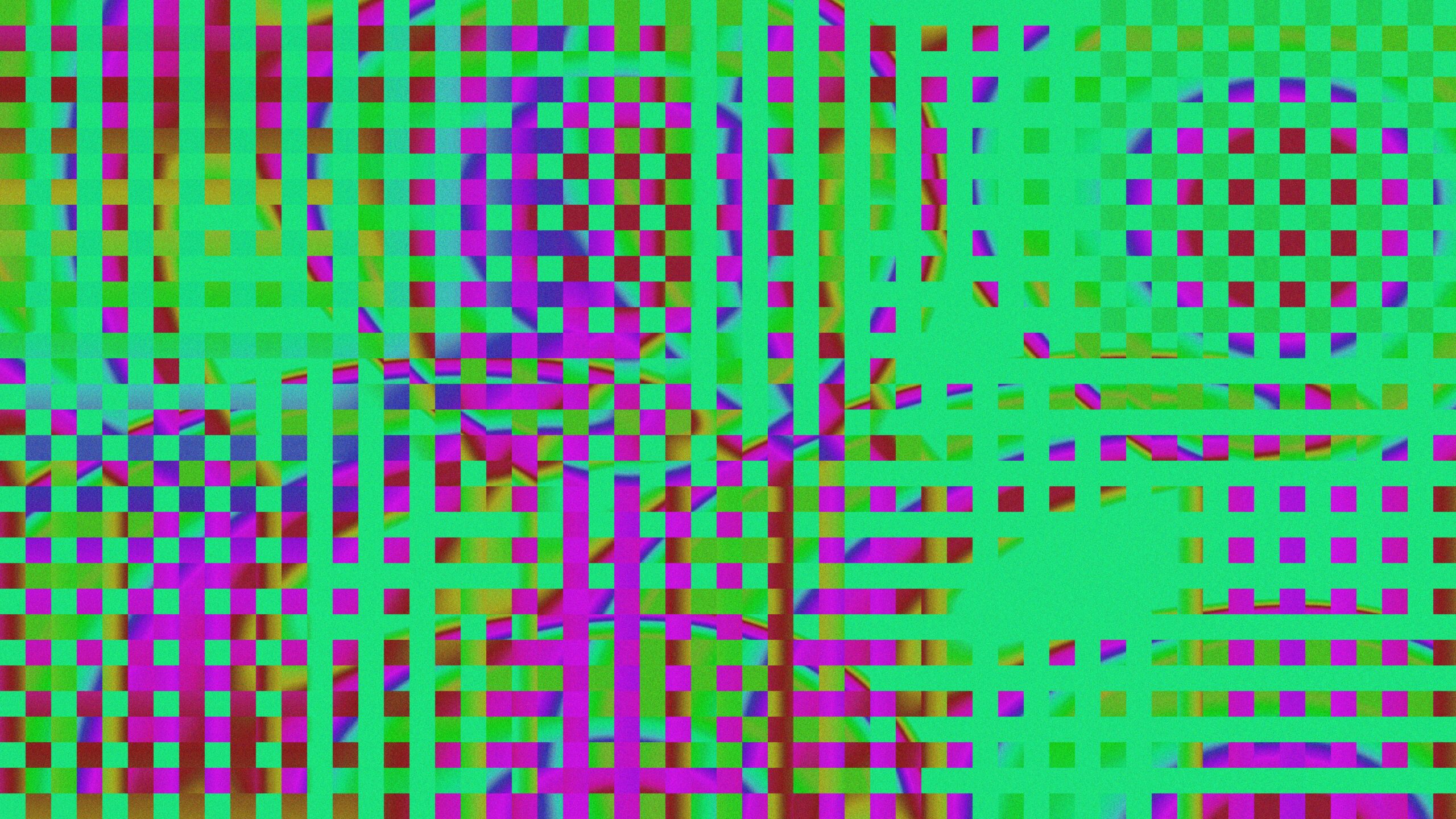 Artificial intelligence processing binary code - Quilt | Blender 3D