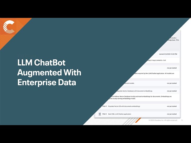 LLM enterprise data - LLM ChatBot Augmented with Enterprise Data - YouTube