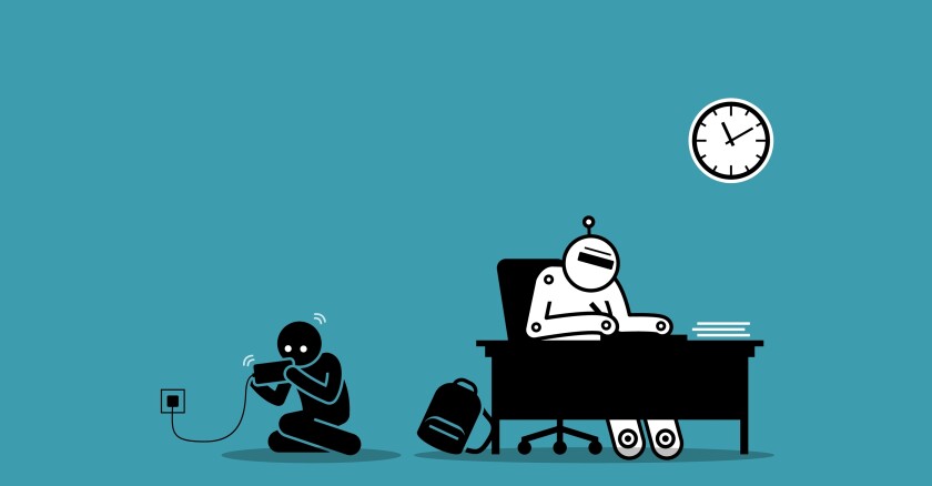 robot cheating on an exam - Opinion: How We Assess Merit Makes AI Cheating Inevitable