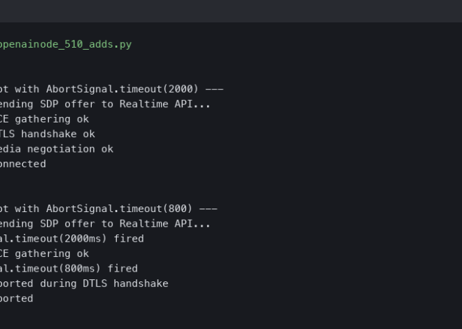 openai-node 5.1.0 Adds AbortSignal.timeout to the Realtime WebRTC Client